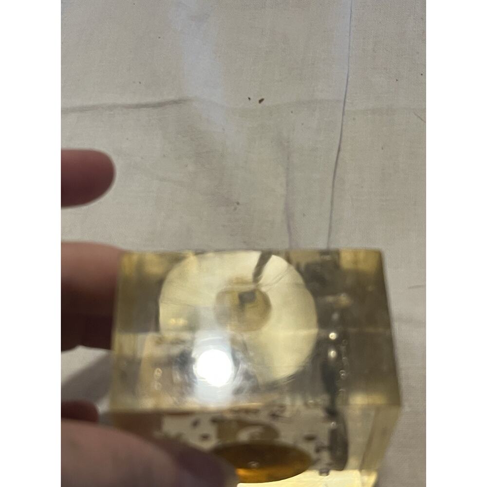 Exploding Watch In Resin Steampunk Modernist Paperweight MCM - Picture 7 of 9